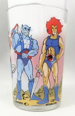 Thundercats (Cosmocats) - Verre � moutarde Amora - Starlion, Panth�ro, Tigro, Felibelle, Wilykat & Wilykit