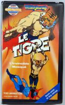 Tiger Mask - Cassette VHS Jacques Canestrier Vidéo \ Le Tigre, l\'Invincible Masqué\ 