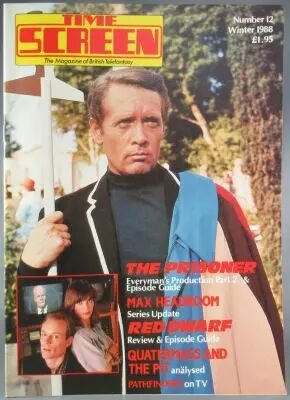 Time Screen British Telefantasy N�12 - 1988 - The Prisoner Max Headroom Red Dwarf Quatermass & the Pit