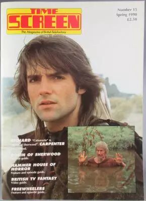 Time Screen British Telefantasy N�15 - 1990 - Robin of Sherwood Hammer House of Horror Freewheelers