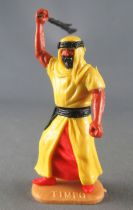 Timpo - Arabes - Piéton jaune fusil noir jambes avançantes (robe recouvrant la jambe) pantalon rouge