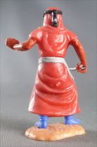Timpo - Arabs - Footed - Red (knife) advancing legs (robe hanging fully down) blue trousers