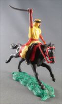 Timpo - Arabs - Mounted - Yellow (scimetar) black trousers (red belt) black galloping (long) horse