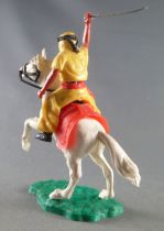 Timpo - Arabs - Mounted - Yellow (scimetar) black trousers (red belt) white rearing up horse