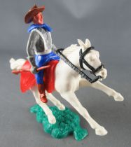 Timpo - Confederate 1st séries - Mounted Both Arms by Sides (rifle) White Galloping Horse