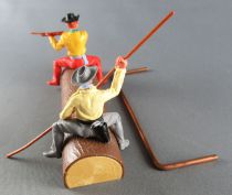 Timpo - Cow Boys - Cowboy on a Log (Ref 1031) 2