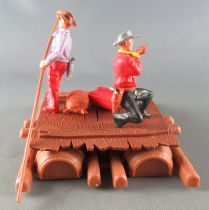 Timpo - Cow Boys - Cowboy traders on raft (ref 1016) 2