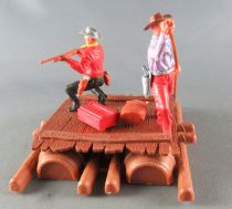Timpo - Cow Boys - Cowboy traders on raft (ref 1016) 2