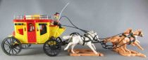 Timpo - Cow-Boys - Wild West Vehicles Series Overland StageCoach 4 Horses Unboxed (ref 444) 1