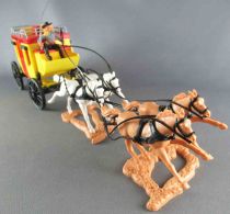 Timpo - Cow-Boys - Wild West Vehicles Series Overland StageCoach 4 Horses Unboxed (ref 444) 1