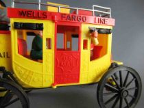 Timpo - Cow-Boys - Wild West Vehicles Series Overland StageCoach 4 Horses Unboxed (ref 444) 1