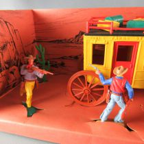 Timpo - Cow-Boys - Wild West Vehicles Series StageCoach & Cowboys MIB (ref 200)