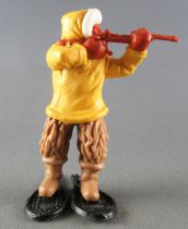 Timpo - Eskimos - Firing Rifle yellow standing fawn legs