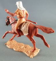 Timpo - Foreign Legion - Mounted left arm raised (rifle) brown galloping (long) horse