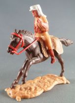 Timpo - Foreign Legion - Mounted left arm raised (rifle) dark brown galloping (long) horse