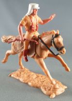 Timpo - Foreign Legion - Mounted left arm raised (rifle) light brown galloping (long) horse