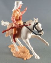 Timpo - Foreign Legion - Mounted left arm raised (rifle) white galloping (short) horse