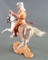 Timpo - Foreign Legion - Mounted left arm raised (rifle) white galloping (short) horse
