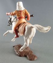 Timpo - Foreign Legion - Mounted pointing (mg) white galloping (short) horse