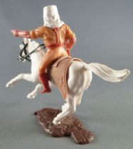 Timpo - Foreign Legion - Mounted pointing (rifle) white galloping (short) horse brown base