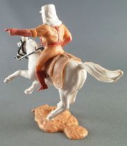 Timpo - Foreign Legion - Mounted pointing (rifle) white galloping (short) horse sand base