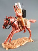 Timpo - Foreign Legion - Mounted radio brown galloping (long) horse