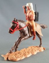 Timpo - Foreign Legion - Mounted radio dark brown galloping (long) horse