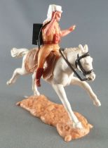 Timpo - Foreign Legion - Mounted radio white galloping (long) horse