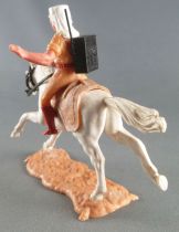 Timpo - Foreign Legion - Mounted radio white galloping (long) horse