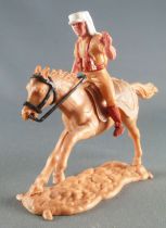 Timpo - Légion Etrangère - Cavalier bras gauche levé (fusil) cheval baie galop long