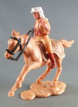 Timpo - Légion Etrangère - Cavalier bras gauche levé (mitraillette) cheval baie galop court