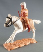 Timpo - Légion Etrangère - Cavalier doigt pointé (fusil) cheval blanc galop long