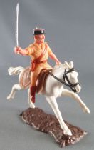 Timpo - Légion Etrangère - Cavalier officier cheval blanc galop long