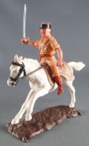 Timpo - Légion Etrangère - Cavalier officier cheval blanc galop long