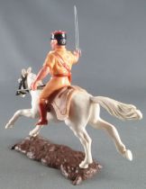 Timpo - Légion Etrangère - Cavalier officier cheval blanc galop long