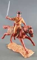 Timpo - Légion Etrangère - Cavalier officier cheval marron galop long