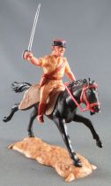 Timpo - Légion Etrangère - Cavalier officier cheval noir galop long