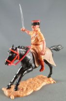 Timpo - Légion Etrangère - Cavalier officier cheval noir galop long