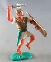 Timpo - Roman - Footed Variation white trooper with sword on running legs (instead standing)