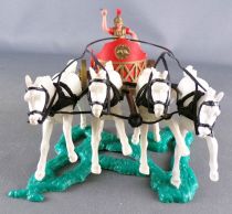 Timpo - Roman - Quadrigia Chariot Red White Horses Unboxed (ref 1800)