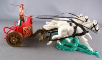 Timpo - Roman - Quadrigia Chariot Red White Horses Unboxed (ref 1800)
