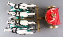 Timpo - Roman - Quadrigia Chariot Red White Horses Unboxed (ref 1800)