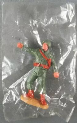 Timpo - WW2 - Am�ricains - 2�me s�rie - Officier avec pistolet jambes droites Neuf Sachet