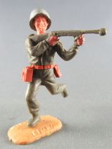 Timpo - WW2 - Americans - 1st series - Firing machine gun shoulder running legs