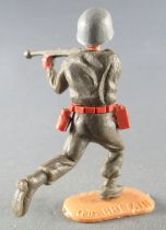 Timpo - WW2 - Americans - 1st series - Firing machine gun shoulder running legs