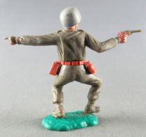 Timpo - WW2 - Americans - 1st series - Pointing and pistol both bent apart legs