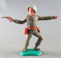 Timpo - WW2 - Americans - 1st series - Pointing and pistol standing leaning to the left legs