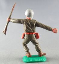 Timpo - WW2 - Americans - 1st series - Throwing grenade standing leaning to the left legs