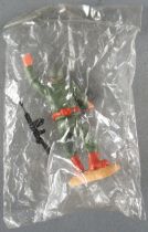 Timpo - WW2 - Americans - 2nd series - Arm raised (machine gun) standing leaning to the left legs Mib