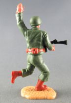 Timpo - WW2 - Americans - 2nd series - Arm raised (mg) running legs